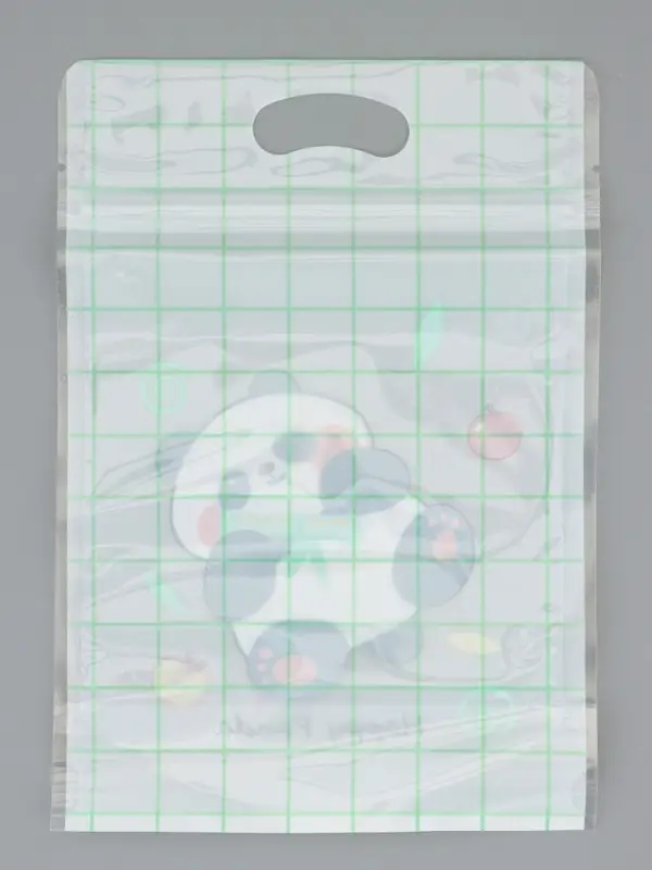 Пакет подарочный, с zip-lock застежкой, &laquo;Счастливая панда&raquo;, 15&times;23&plusmn;1 см МИКС