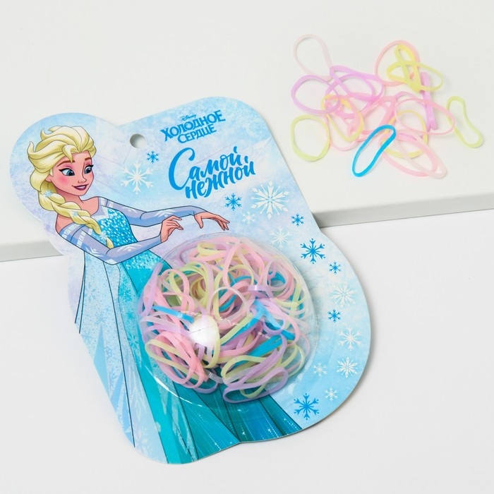 Резинка для волос, 85 штук, Холодное сердце МИКС Резинка для волос, 85 штук, Холодное сердце МИКС