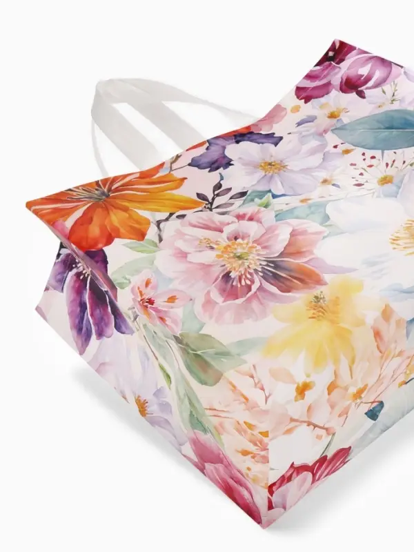 Сумка для покупок &laquo;Цветы&raquo;, многоразовая, разноцветная