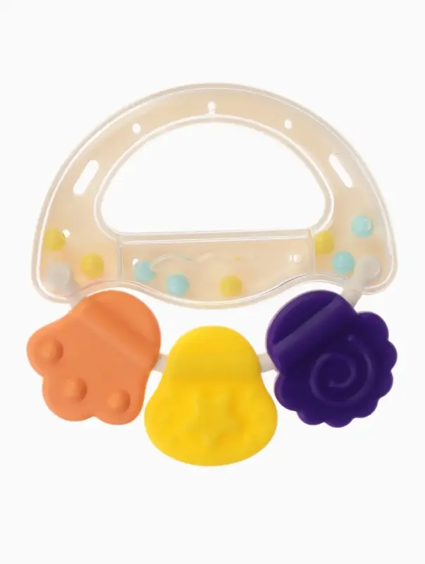 Прорезыватель погремушка для зубов &laquo;Браслетик&raquo;, цвет бежевый