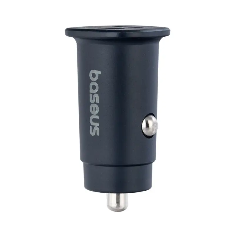 Переходник автомобильного зарядного устройства на 2 Type-C 30W C00072300123-01 Baseus черный