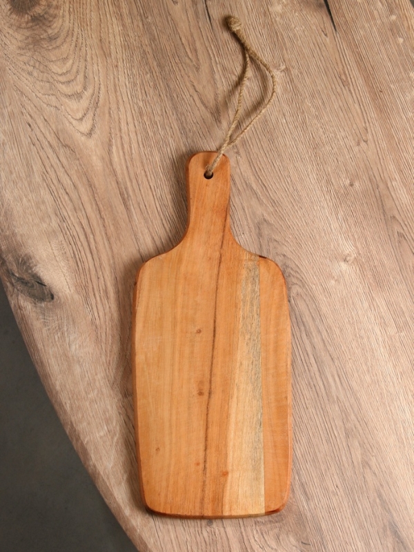 Доска разделочная прямоугольная "Оливковая ветвь" дерево манго 41х18 см