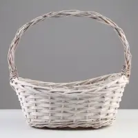 Набор корзин плетеных, 42x30x13/17/36 см, 35x26x10/15/32 см, 30x20x9/13/27 см, 3 шт, ива Набор корзин плетеных, 42x30x13/17/36 см, 35x26x10/15/32 см, 30x20x9/13/27 см, 3 шт, ива