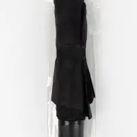 Зонт механический, Dark afternoon, 3 сложения, 8 спиц, R=48/55 см, d=96 см, чёрный