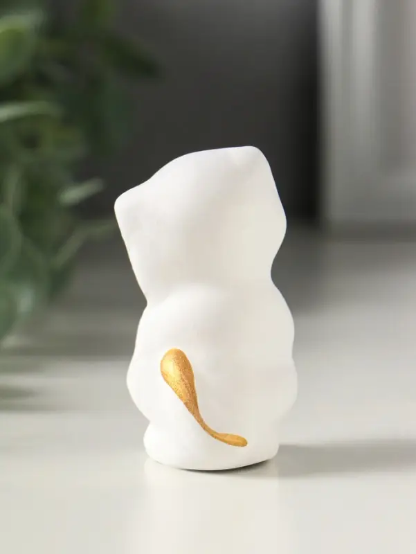 Фигурка керамика &laquo;Котик милашка&raquo;, 7 см, белый