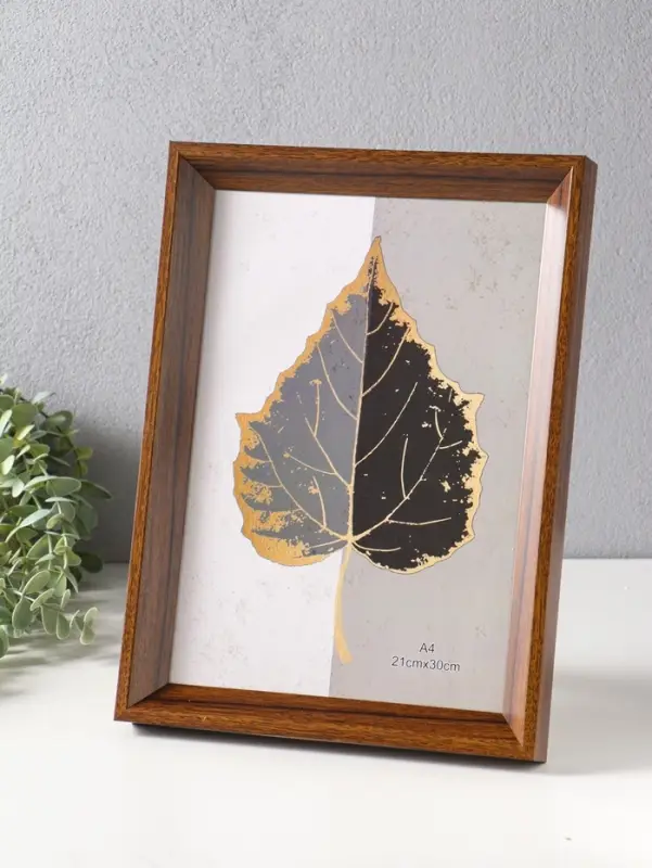 Фоторамка пластик формат А4 см "Прованс" бежево-коричневый 33,7х24,8х3 см