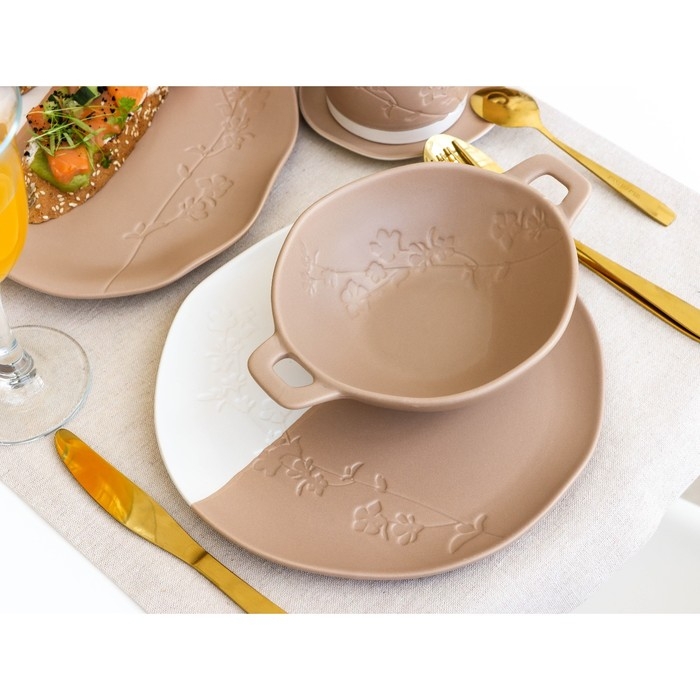 Блюдо керамическое «Монблан», 23 х 34 см