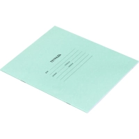 Тетрадь в зеленом офсете 24 л., клетка, штука, внутр.блок 100% белизна