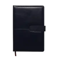 Ежедневник недатированный формат А5, с хлястиком, 128л, линия, пвх, Синий Ежедневник недатированный формат А5, с хлястиком, 128л, линия, пвх, Синий