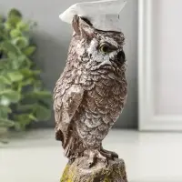 Фигура "Филин ученый", высота 14 см, коричневый Фигура "Филин ученый", высота 14 см, коричневый