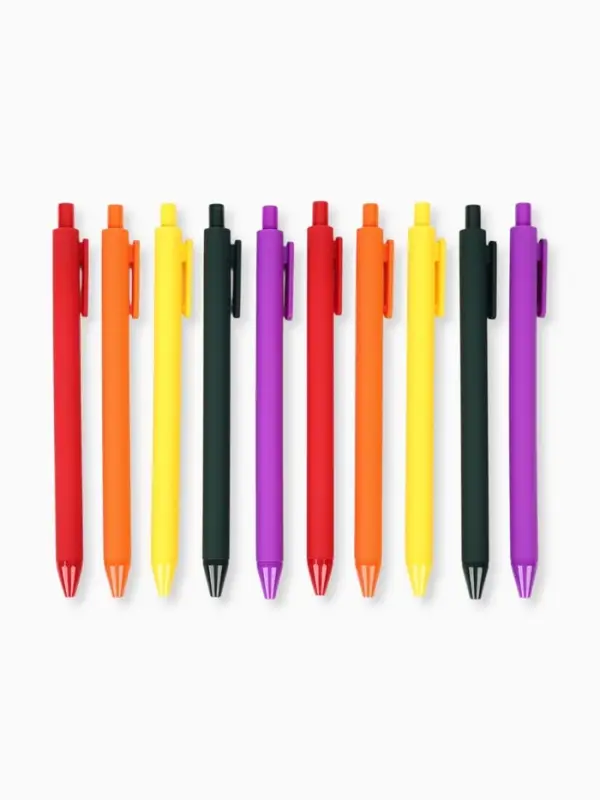 Ручка прикол шариковая синяя паста автоматическая 0.7 мм МИКС надписей &laquo;Приношу счастье&raquo;