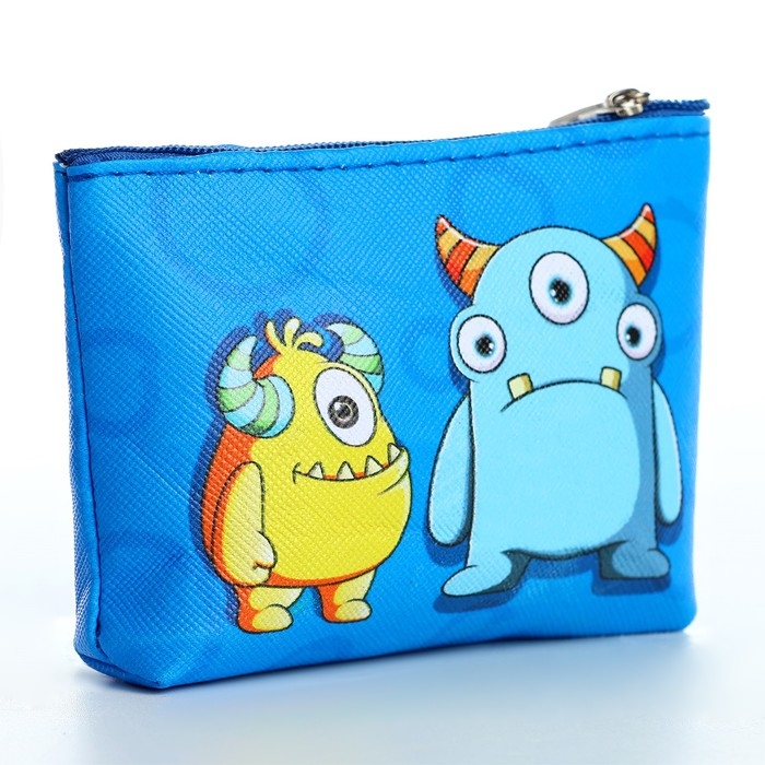 Кошелек детский "Добрые монстрики" МИКС, 11х0,5х8,5 см