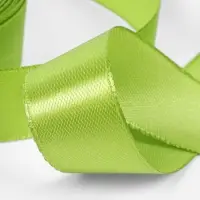 Лента атласная, 20 мм, 23&plusmn;1 м, светло-зелёная №184