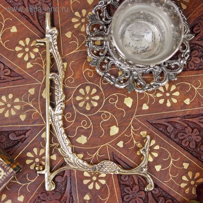 Подставка для книг латунь  Подставка для книг латунь "Классика" 15х10х0,5 см