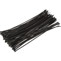 Хомут стяжка нейлоновая Topfort 4х250 (3,6х250 мм) чёрный 100 шт/уп