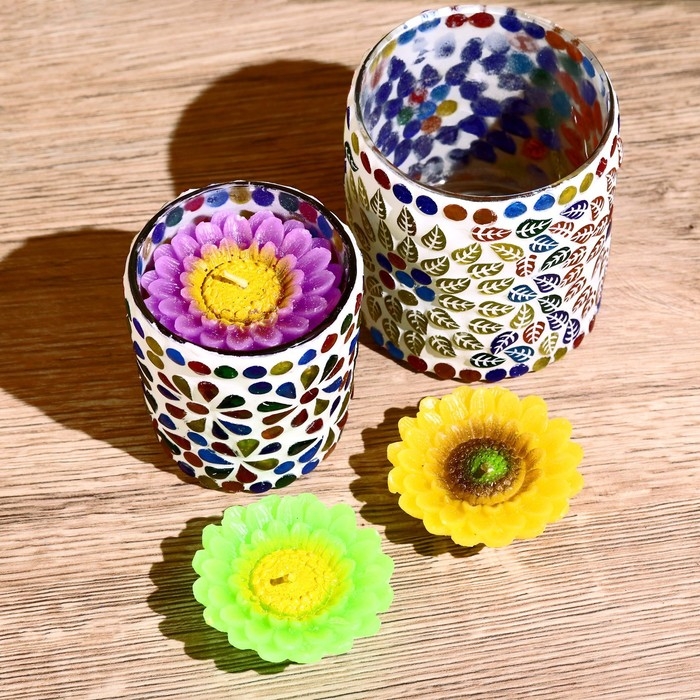 Набор свечей  Набор свечей "Сандал + жасмин" 5 штук