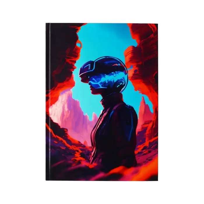 Колледж-тетрадь Calligrata TOP &laquo;Взгляд в будущее&raquo; А4, 160 листов, в клетку, в твёрдой обложке 7БЦ, глянцевая ламинация, выборочный лак