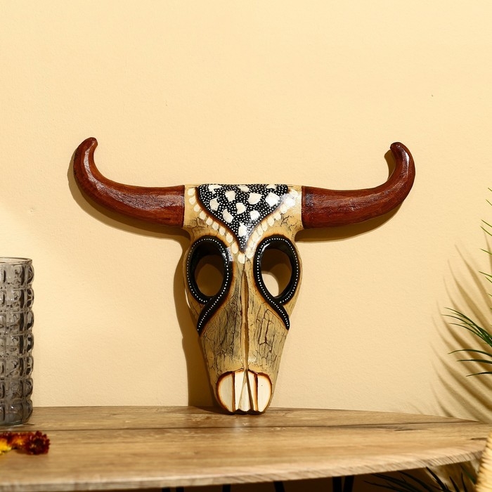 Маска «Буйвол», 35×5.5×26 см, албезия Маска «Буйвол», 35×5.5×26 см, албезия