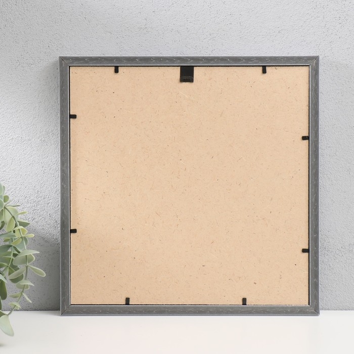 Фоторамка пластик Фоторамка пластик "МИРАМ" 25х25 см, 636461-11, белый с золотом (пластиковый экран)