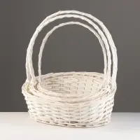 Набор корзин плетёных «Изыск», 3 шт., ива Набор корзин плетёных «Изыск», 3 шт., ива