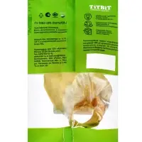 Лакомство TitBit для собак, ухо телячье большое, мягкая упаковка, 27 г