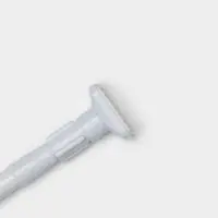 Карниз для ванной Доляна, телескопический, 110-200 см, усиленный, белый