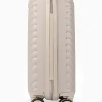 Чемодан на съёмных колёсах, 18", кодовый замок, 33&times;16&times;49 см, бежевый