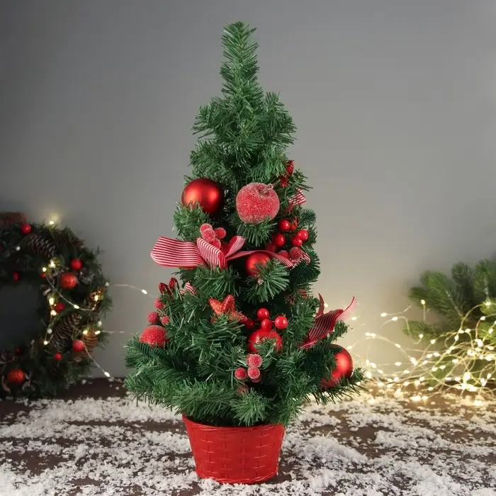 Ёлка декор Ёлка декор "Снежное яблочко" 59х26 см