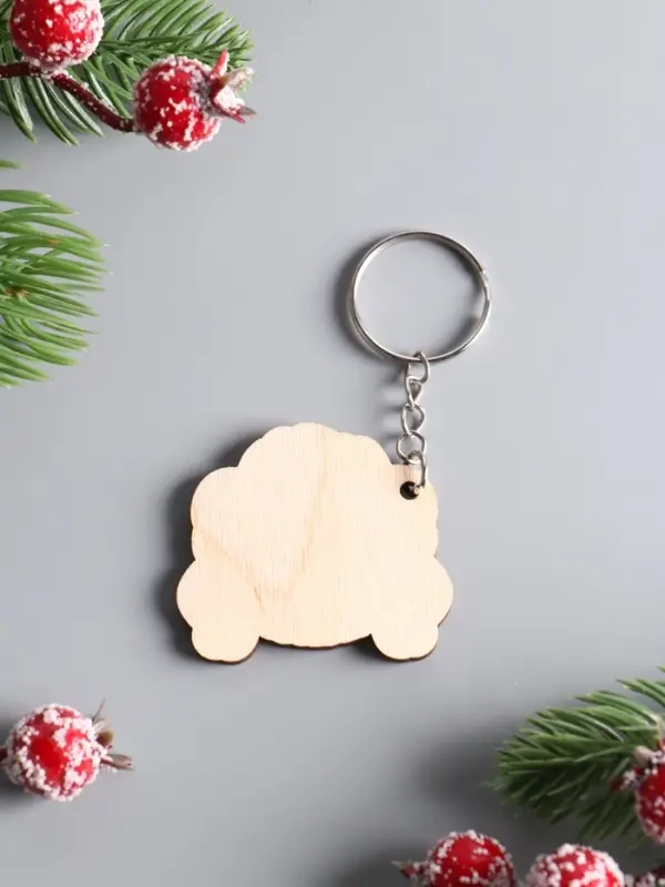 Брелок новогодний 2026 «Тепла и Уюта», размер брелока 4.5×4 см