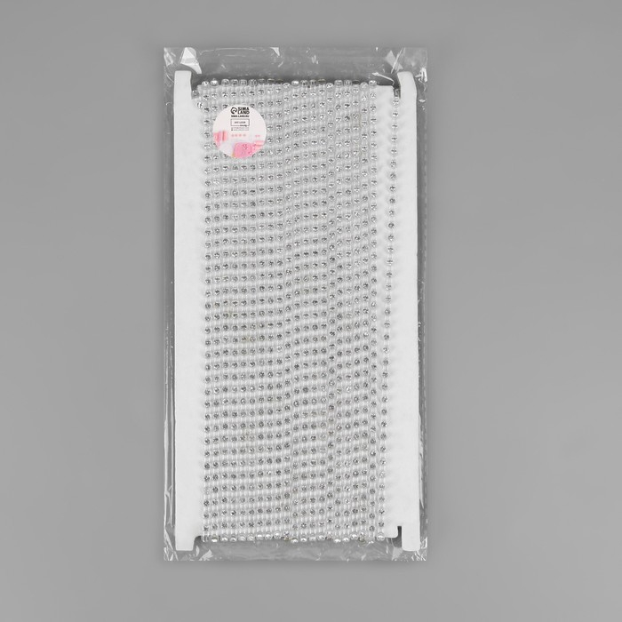 Стразы на нитях, 4 мм, 9 ± 1 м, цвет прозрачный Стразы на нитях, 4 мм, 9 ± 1 м, цвет прозрачный