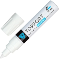 Маркер лаковый Topfort Industrial 8 мм белый