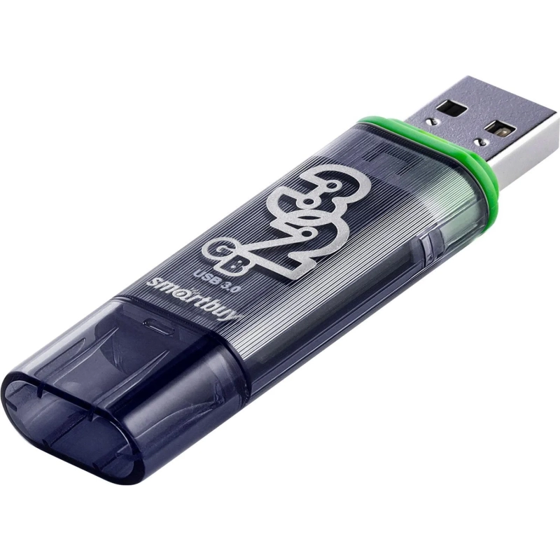 Флеш-память SmartBuy UFD 3.0/3.1 032GB Glossy series Dark Grey(SB32GBGS-DG)