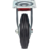 Колесо для тележки повор Стелла-техник 4001-125 д.125мм,г/п 100кг,резин,мет