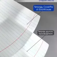 Тетрадь 18 листов в линейку ErichKrause CoverPro fizzy, голубая