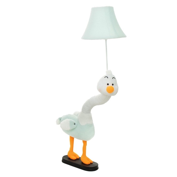 Торшер  Торшер "Гусь" Е27 15Вт синий 40х50х125см