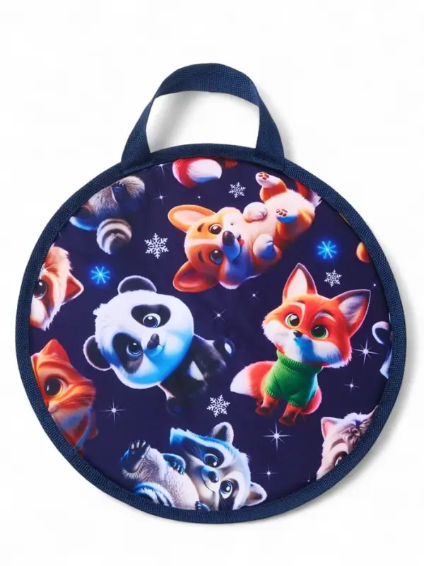 Ледянка Winter Star «Пушистики», d=35 см, толщина 1 см Ледянка Winter Star «Пушистики», d=35 см, толщина 1 см