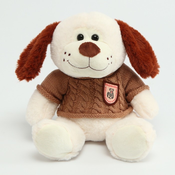 Мягкая игрушка «Собака», в свитере, 26 см, цвет МИКС Мягкая игрушка «Собака», в свитере, 26 см, цвет МИКС