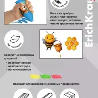 Восковые мелки 4 цв ErichKrause Baby Jumbo Bee Wax, коробка, европодвес