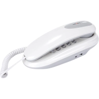 Телефон проводной teXet TX-236 светло-серый