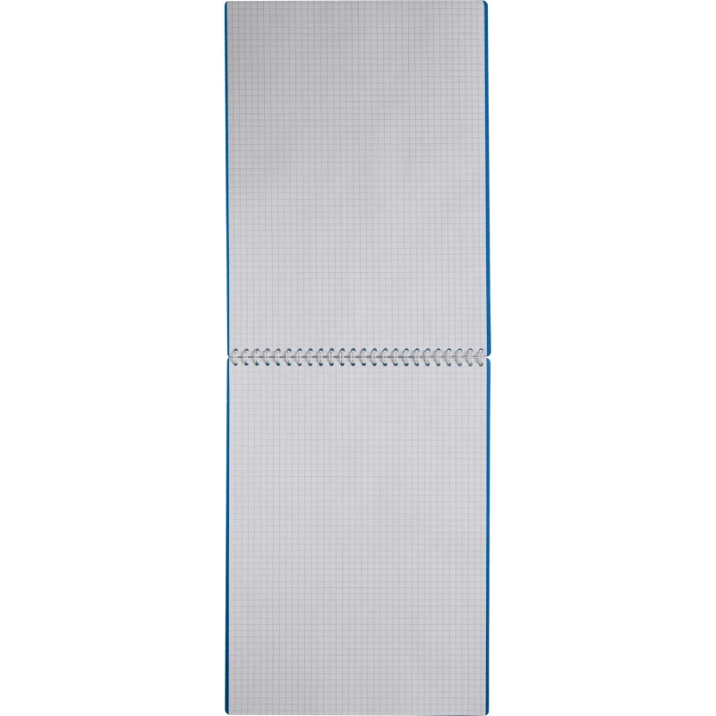 Блокнот на спирали А4 80л  Attache клетка, обложка Plastic