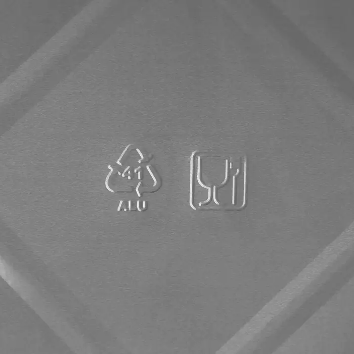 Форма для выпечки и запекания Доляна, 2.235 л, 31&times;21&times;5.5 см, 2 шт., фольга, серебристая