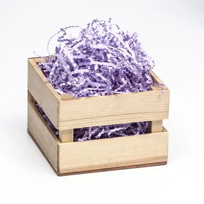 Наполнитель бумажный для подарков, лиловый, 50 г