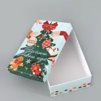 Коробка подарочная, набор 10 в 1 &laquo;Зимний городок&raquo;, 32.5&times;20&times;12.5 - 12&times;7&times;4 см