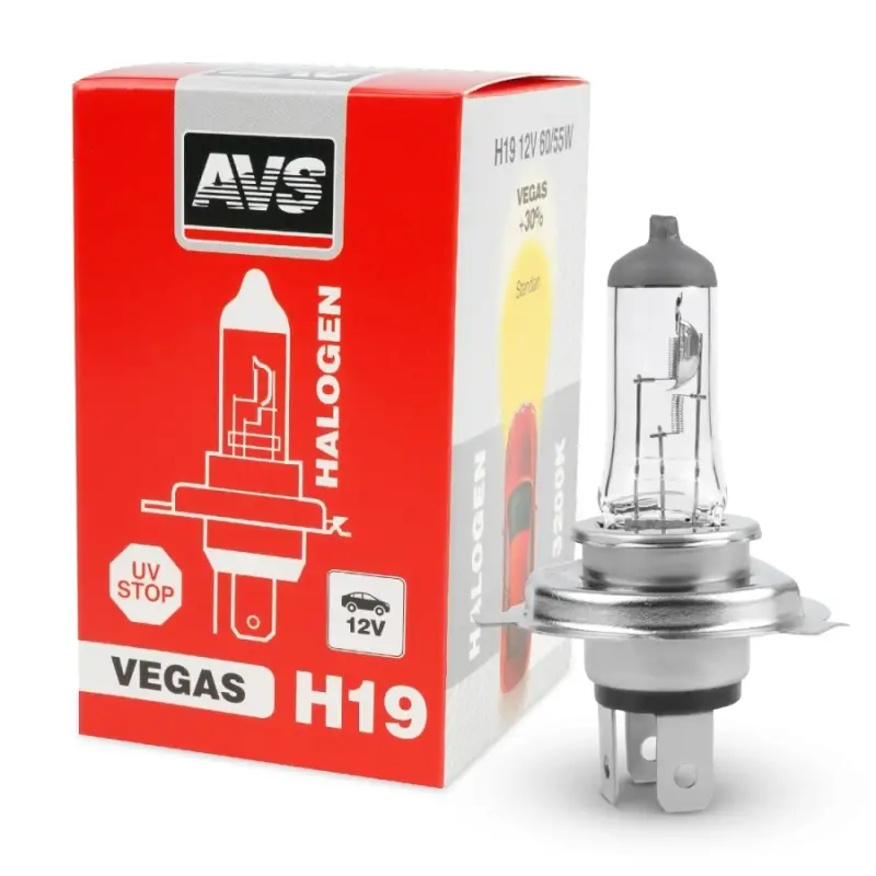 Галогенная лампа AVS Vegas H19.12V.60/55W.1шт.