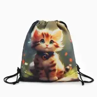 Мешок для обуви &laquo;Котик&raquo;, на стяжке, 36&times;0.5&times;42 см