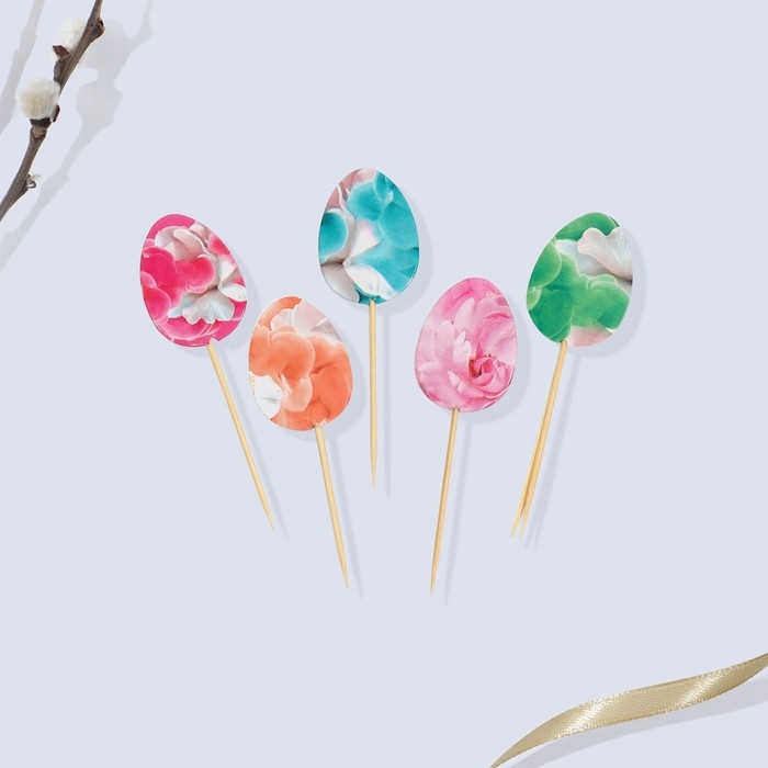 Пасхальный набор для украшения кулича «Нежность» на пасху, 18,5 х 16 х 1 см Пасхальный набор для украшения кулича «Нежность» на пасху, 18,5 х 16 х 1 см