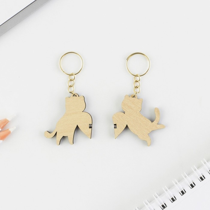 Брелок парный на магните, «Мур», деревянный, 9 х 15 см Брелок парный на магните, «Мур», деревянный, 9 х 15 см