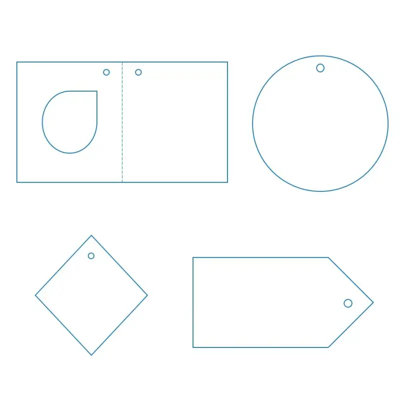 Этикетка картонная на заказ Carta, М Этикетка картонная на заказ Carta, М