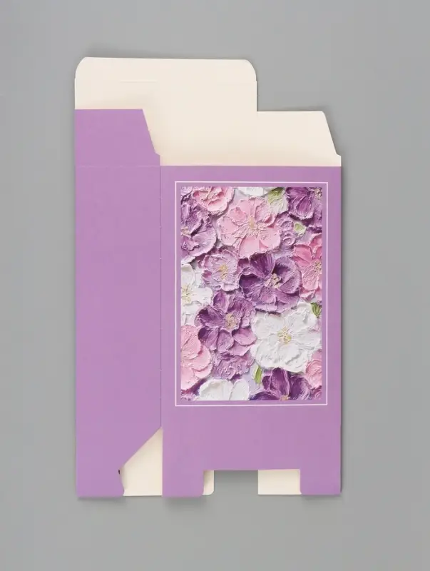 Коробка подарочная складная &laquo;Цветы&raquo;, 16&times;23&times;7.5 см