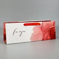 Пакет под бутылку For you, 36&times;10&times;13 см